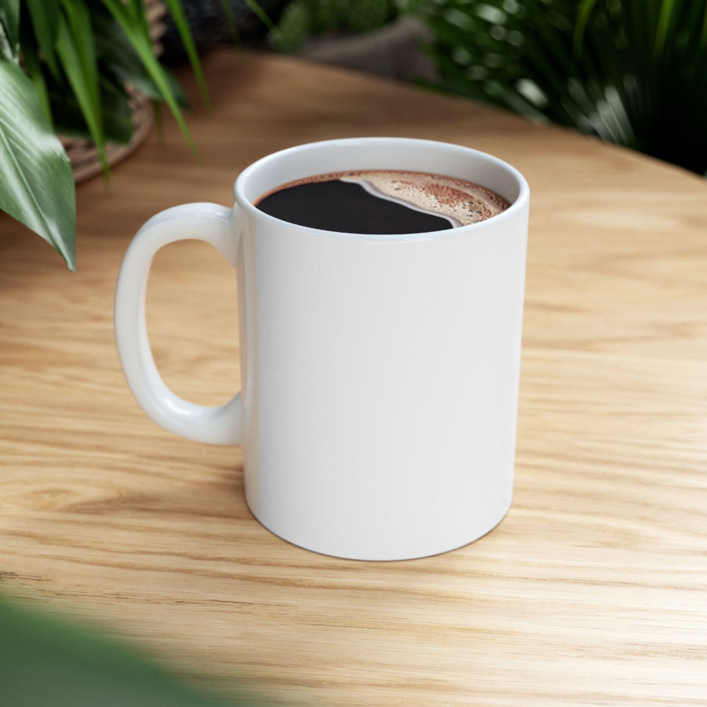 Inspirational Lion Crest Ceramic Mug – 'Live With Courage' Coffee Cup (11oz, 15oz)