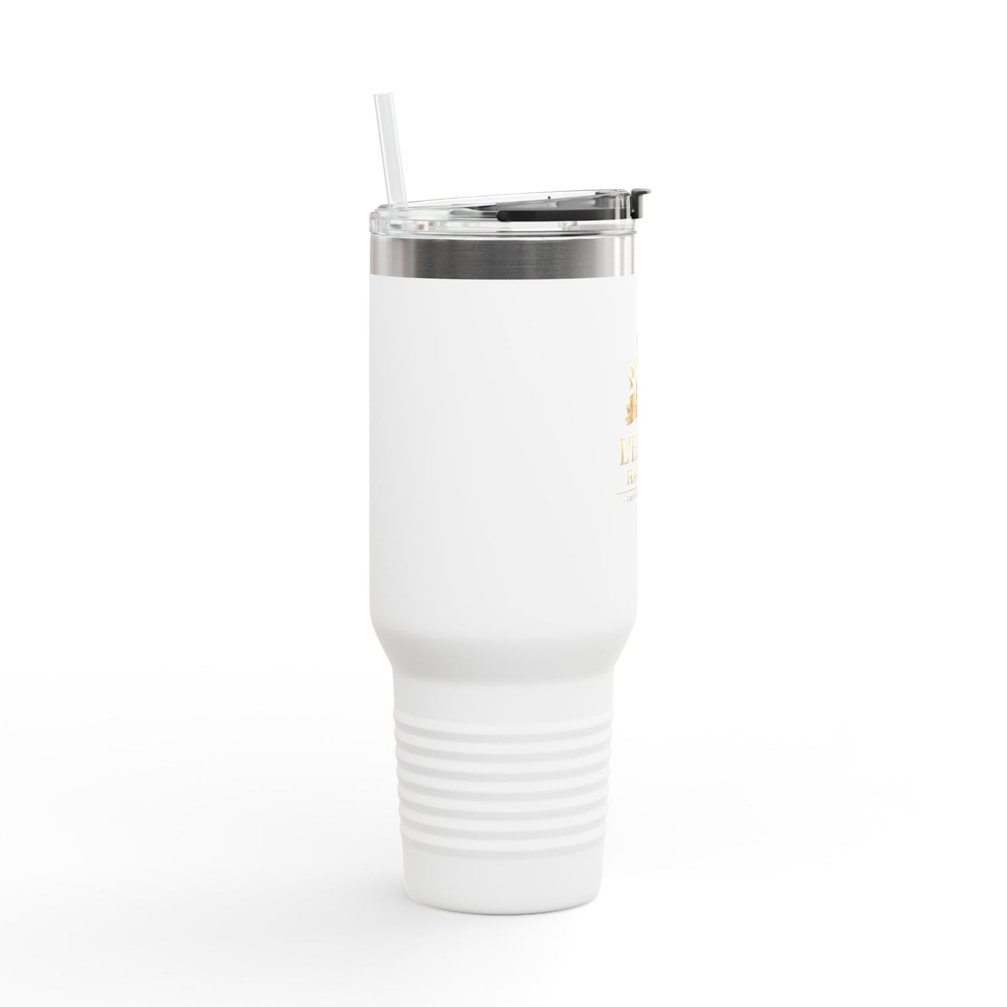 40oz Insulated Travel Mug — 'L'Elite Haitian' Crest Stainless Tumbler