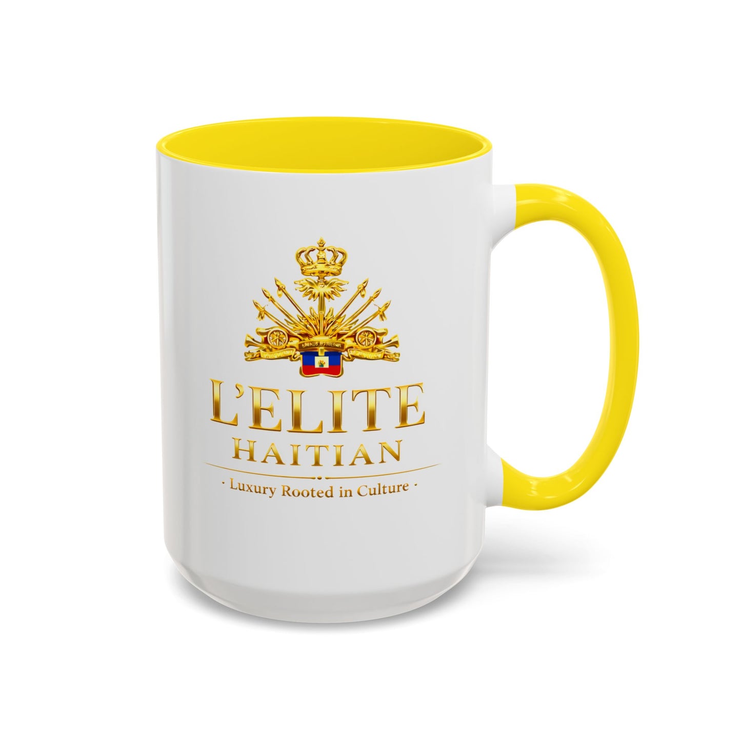 Haitian L'Elite Accent Coffee Mug — Luxury Rooted in Culture (11/15oz)