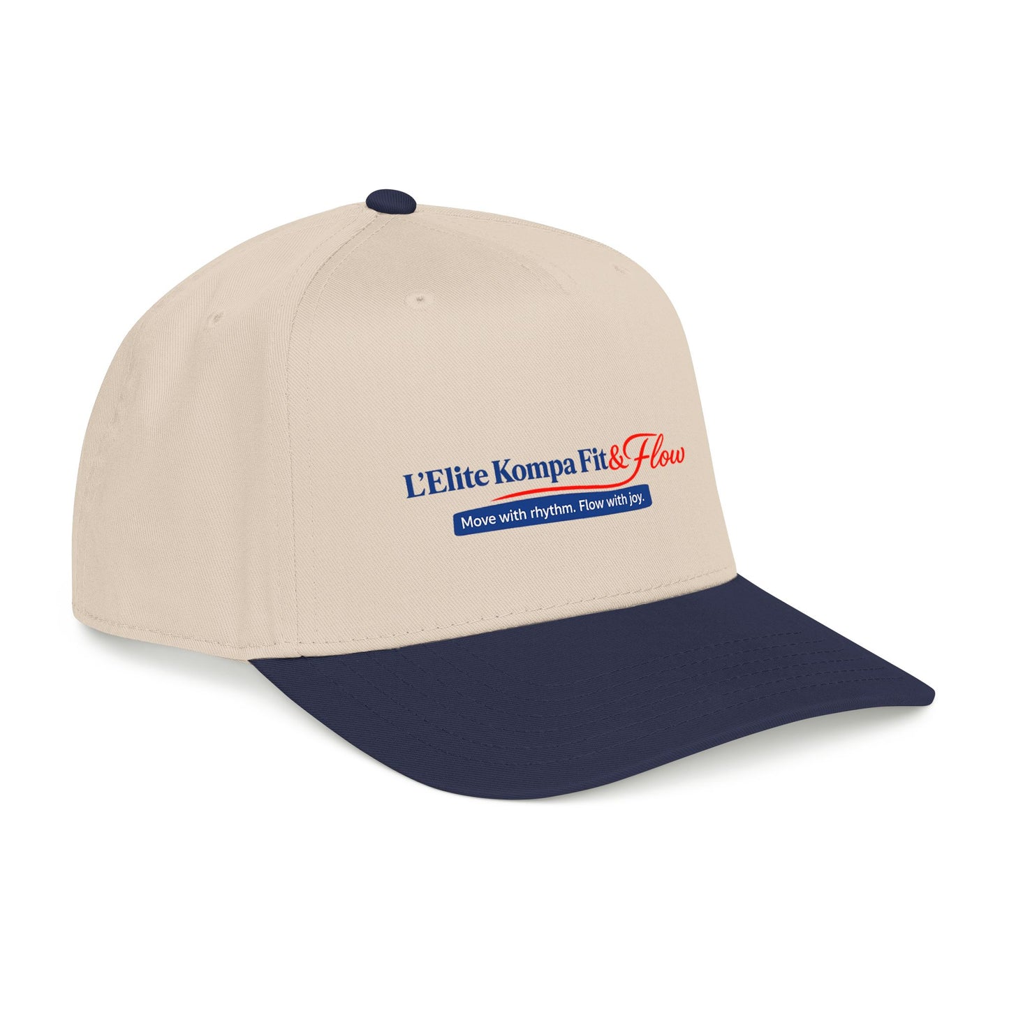 L’Elite Kompa Fit & Flow Baseball Cap — Haitian-Inspired Dance, "Move with rhythm. Flow with joy."