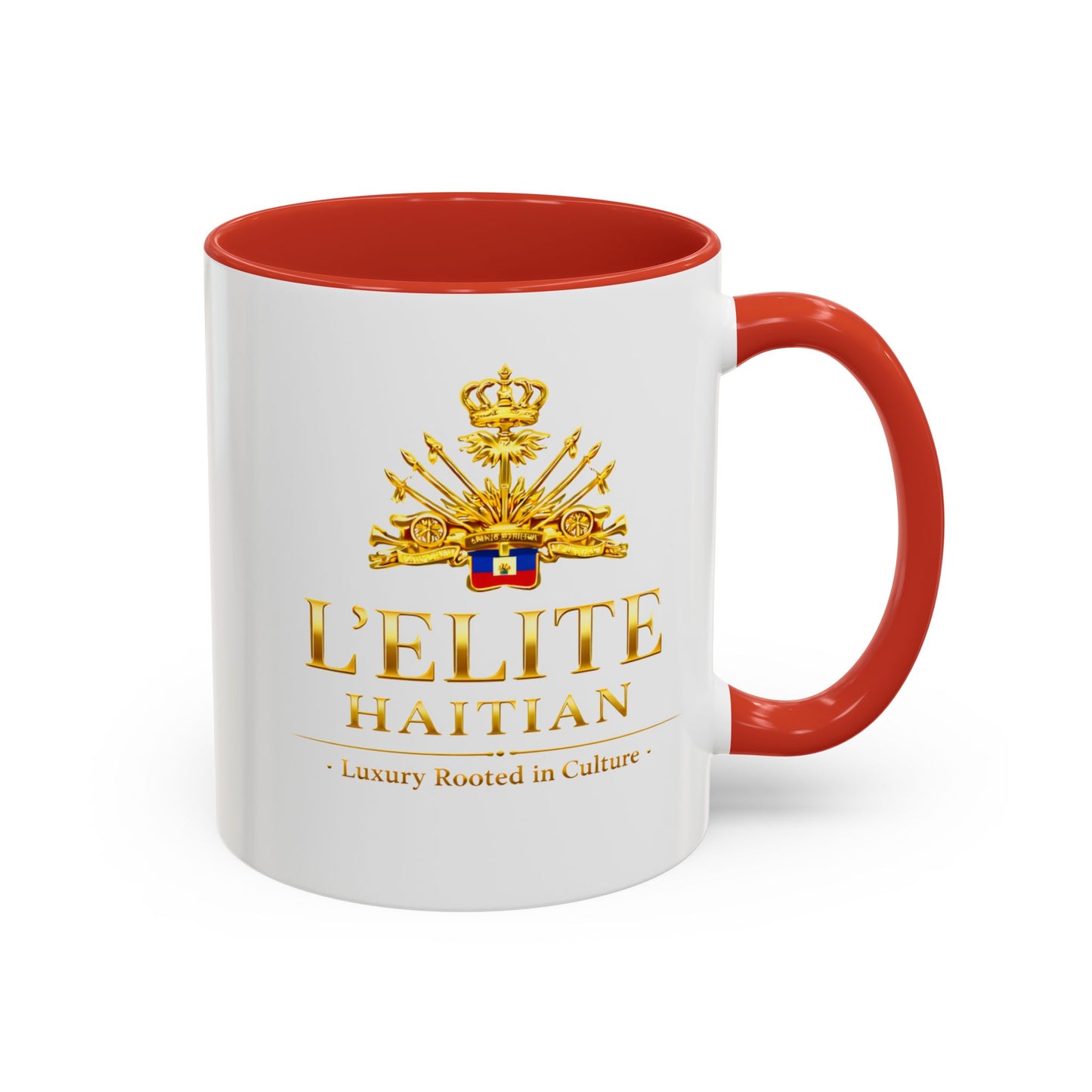 Haitian L'Elite Accent Coffee Mug — Luxury Rooted in Culture (11/15oz)