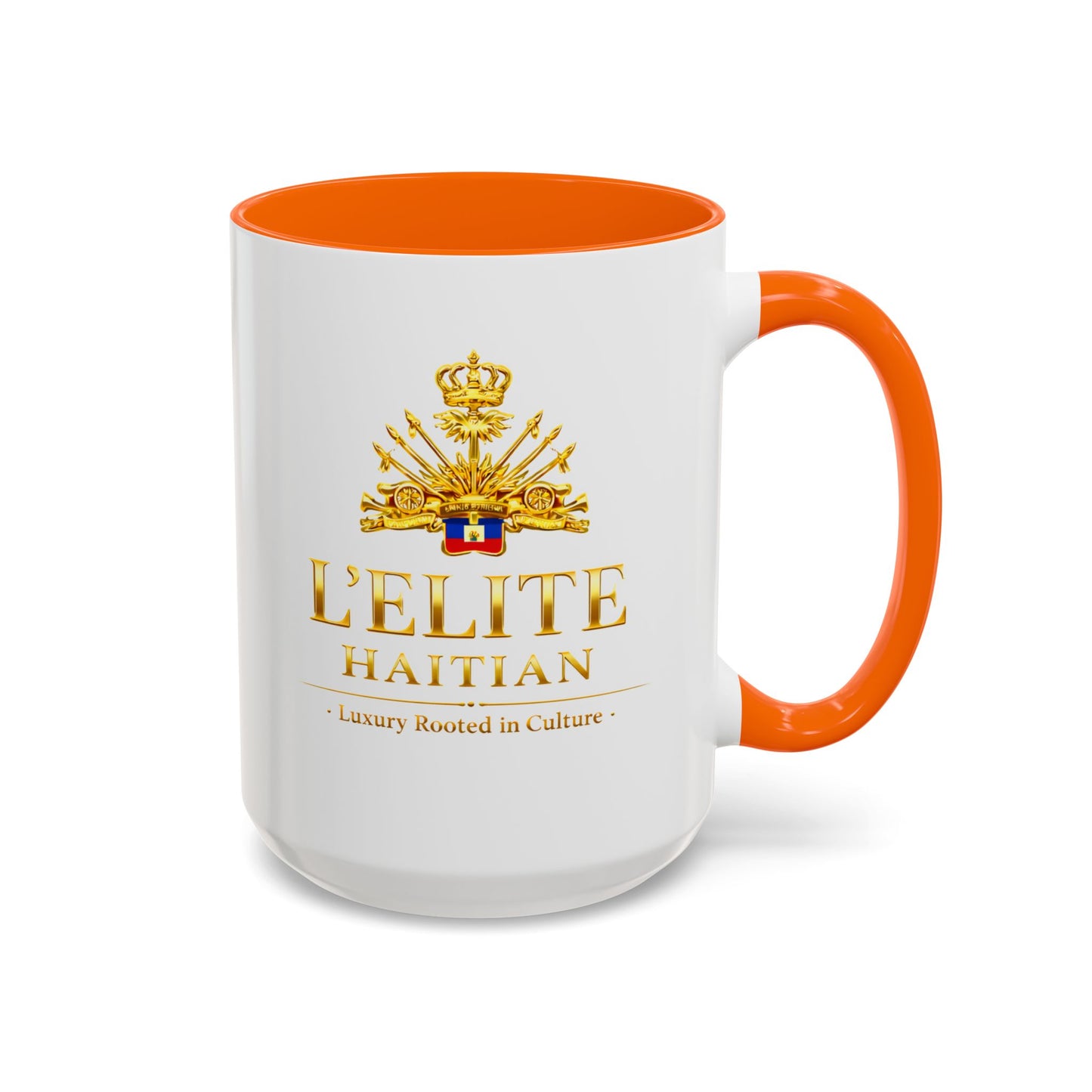 Haitian L'Elite Accent Coffee Mug — Luxury Rooted in Culture (11/15oz)