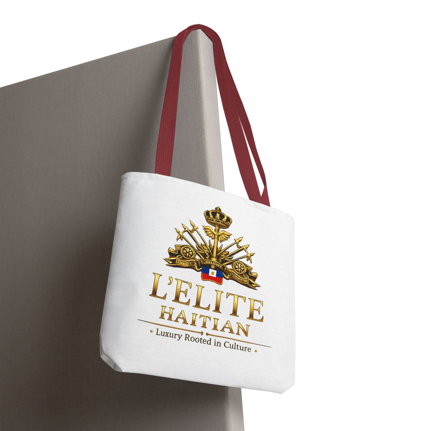 Haitian Crest Tote Bag – “L'Élite Haitian” Luxury Heritage Canvas