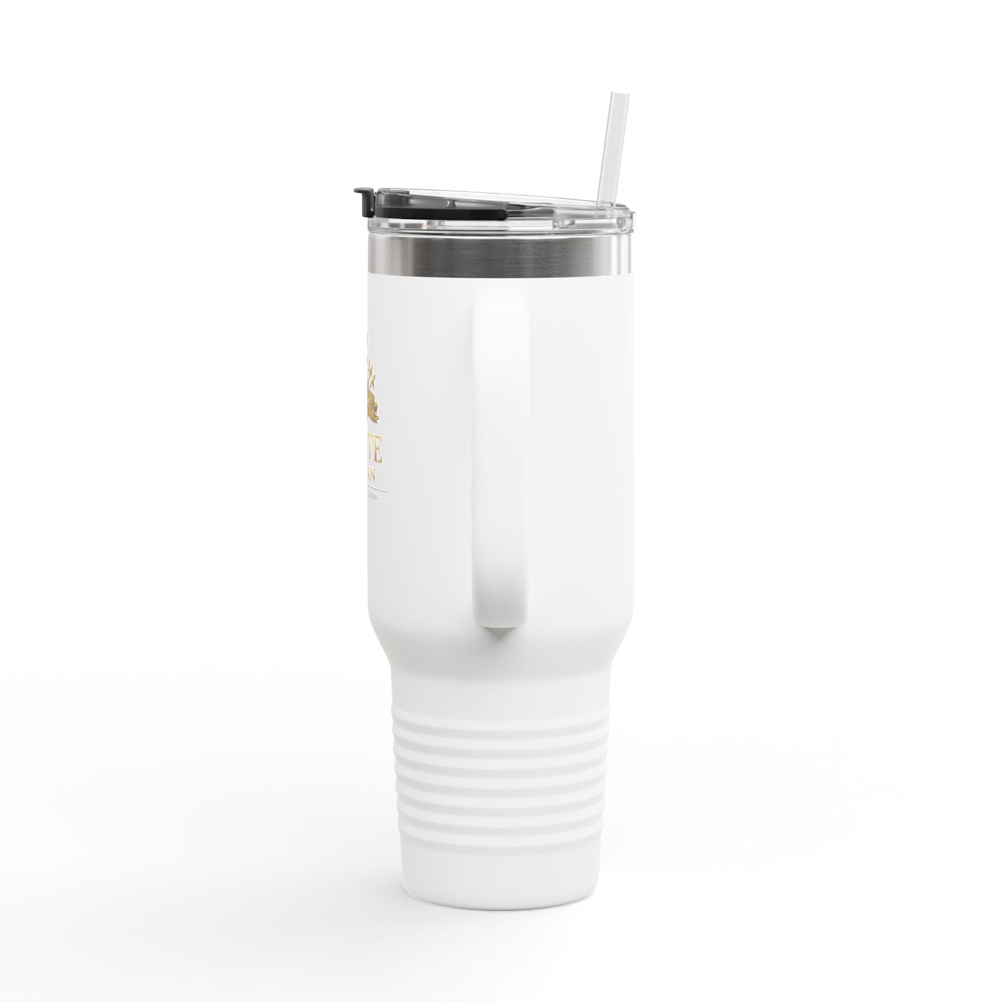 40oz Insulated Travel Mug — 'L'Elite Haitian' Crest Stainless Tumbler