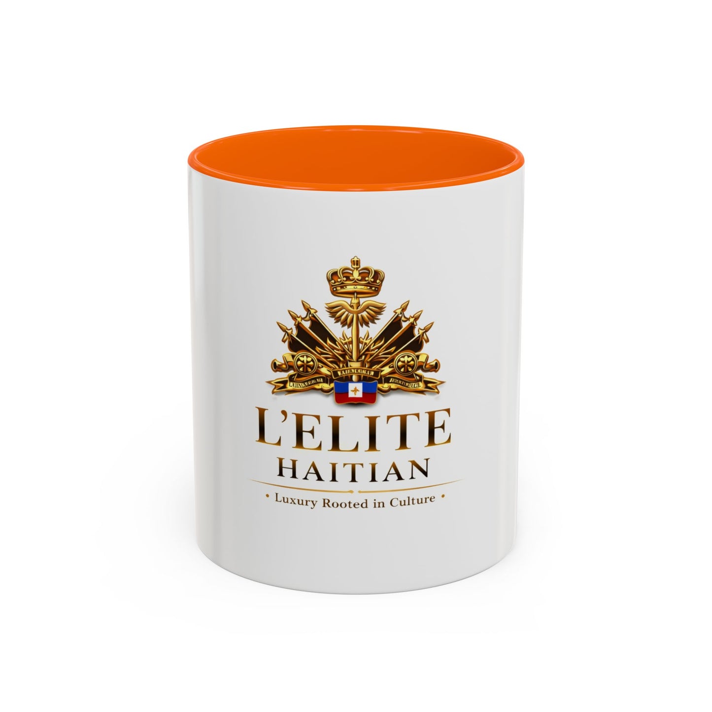 L'Elite Haitian Coffee Mug — Luxury Haitian Crest Accent Mug (11/15oz)