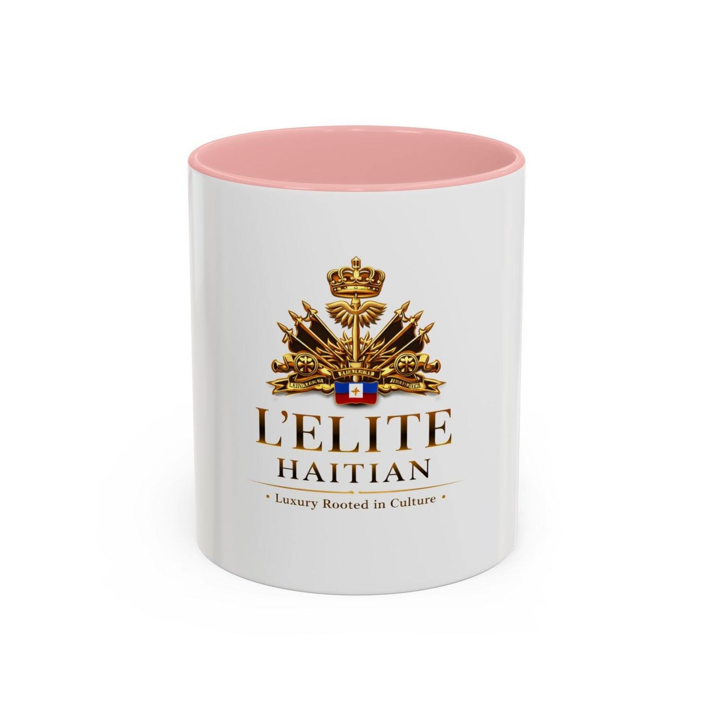 L'Elite Haitian Coffee Mug — Luxury Haitian Crest Accent Mug (11/15oz)