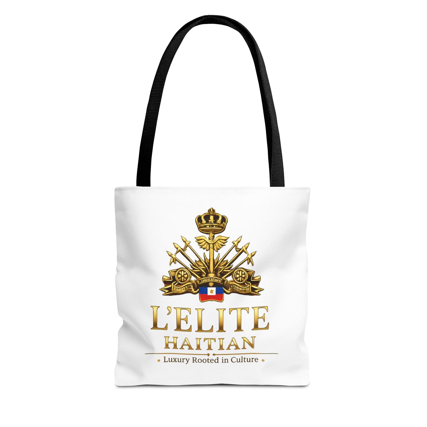 Haitian Crest Tote Bag – “L'Élite Haitian” Luxury Heritage Canvas