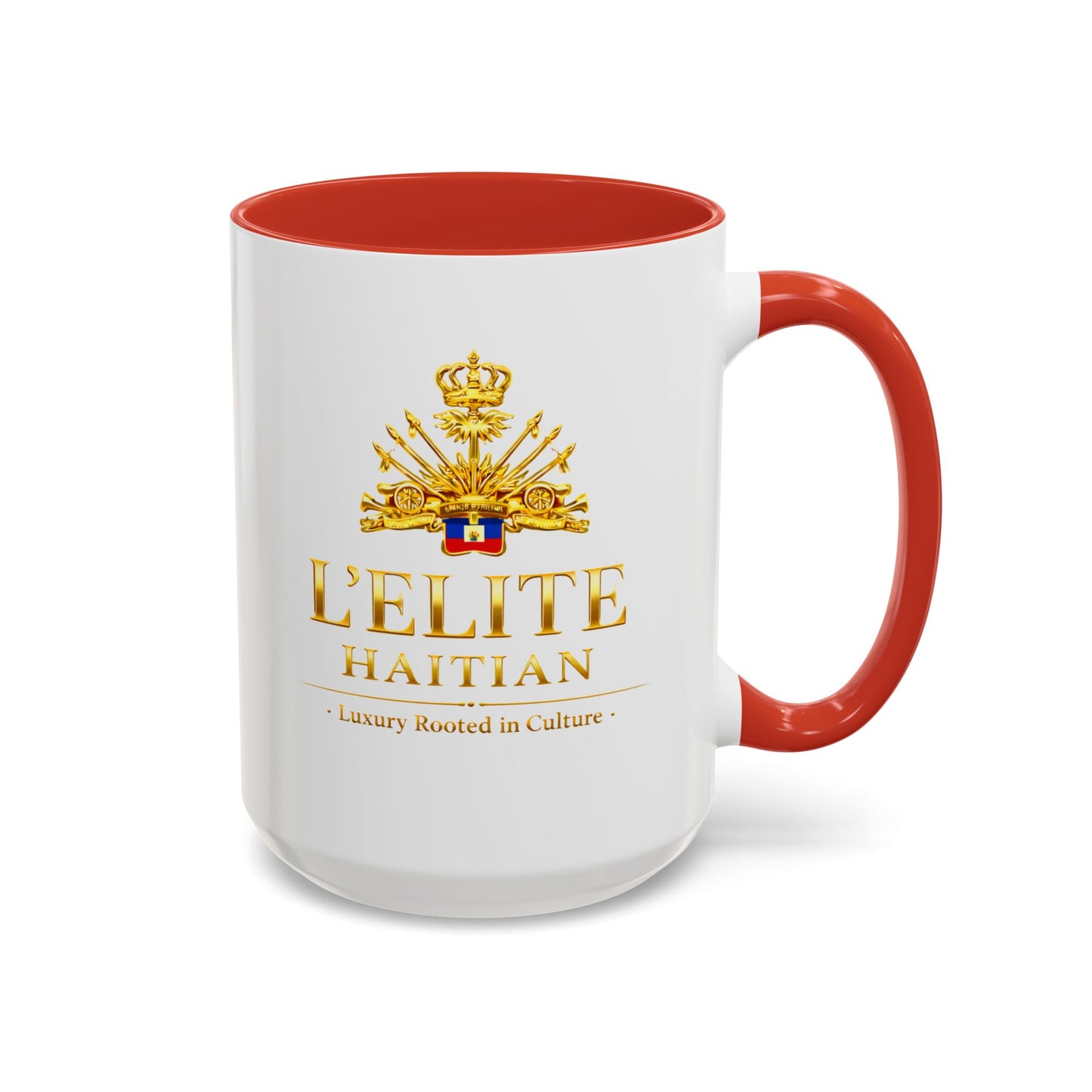 Haitian L'Elite Accent Coffee Mug — Luxury Rooted in Culture (11/15oz)