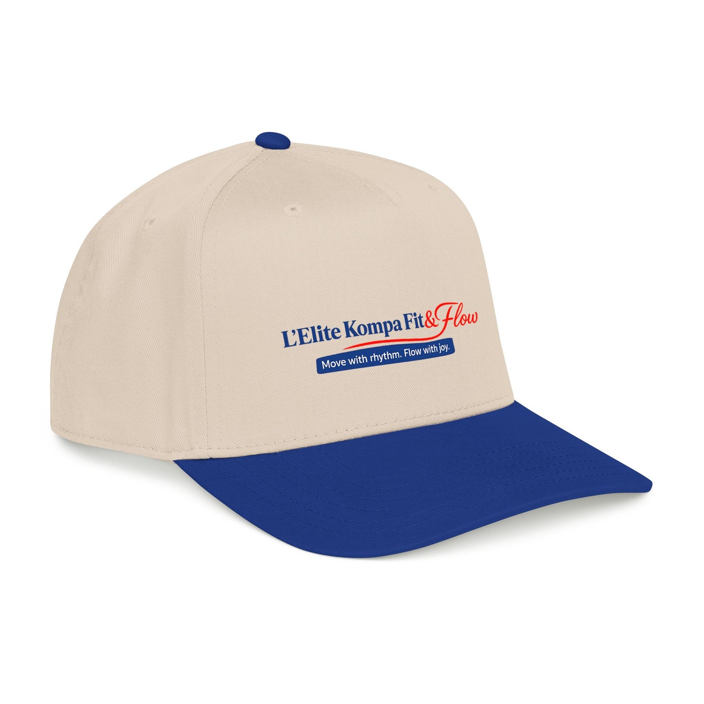 L’Elite Kompa Fit & Flow Baseball Cap — Haitian-Inspired Dance, "Move with rhythm. Flow with joy."