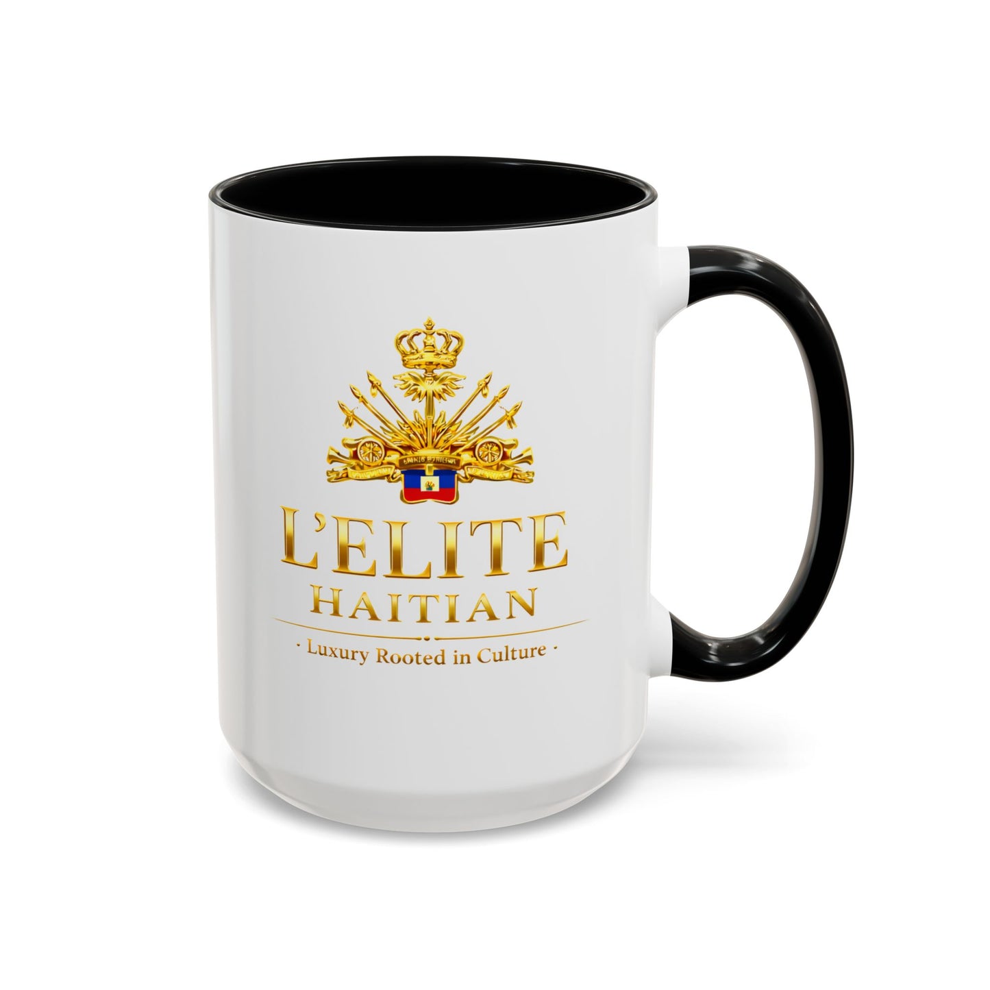 Haitian L'Elite Accent Coffee Mug — Luxury Rooted in Culture (11/15oz)