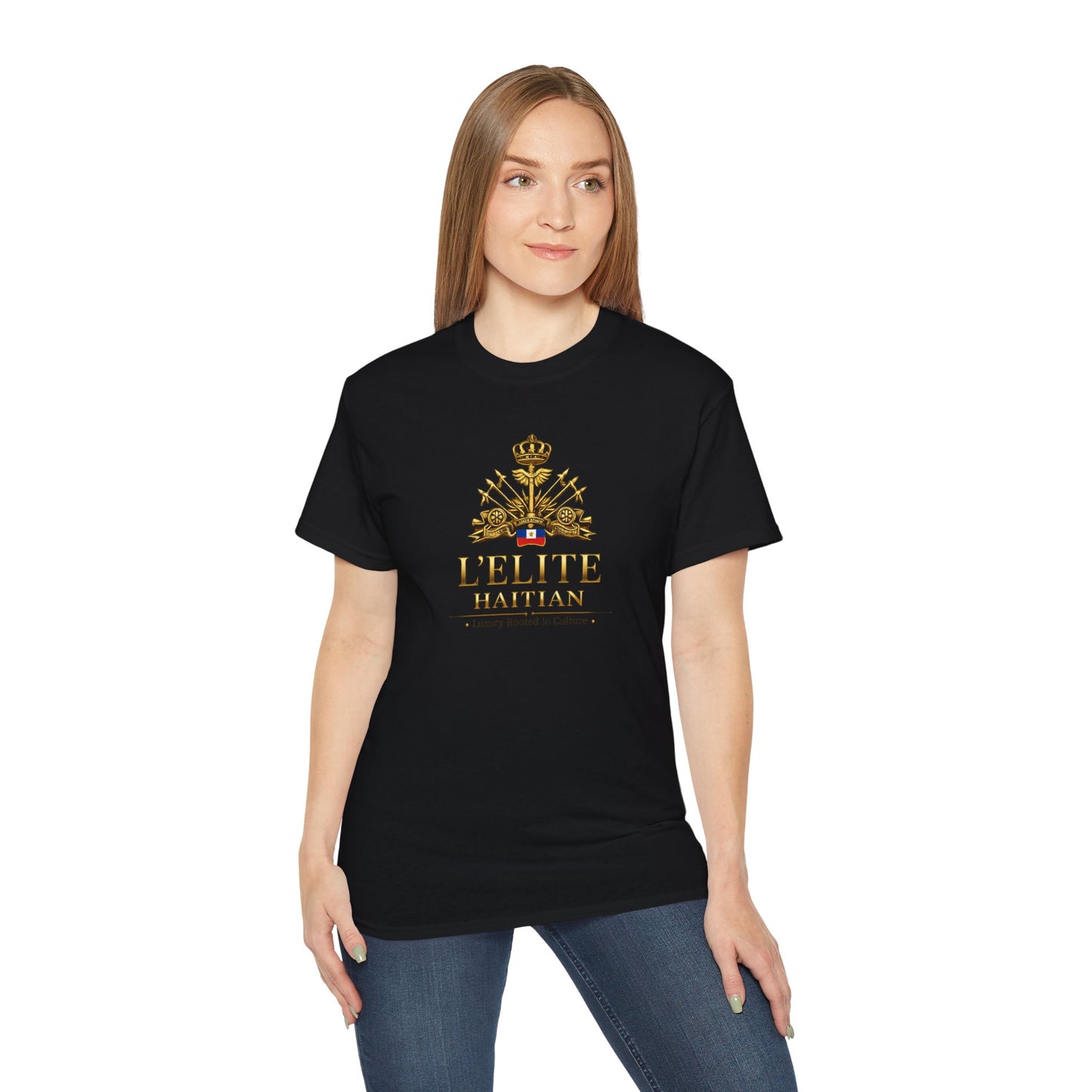 Elite Haitian T-Shirt — Haitian Pride Crest Tee