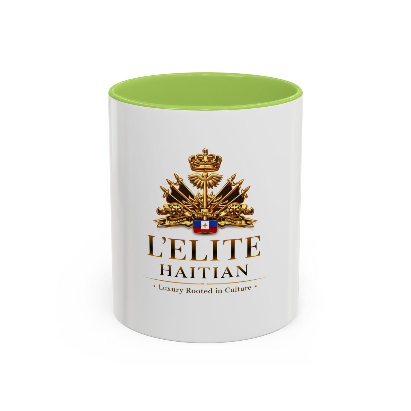 L'Elite Haitian Coffee Mug — Luxury Haitian Crest Accent Mug (11/15oz)