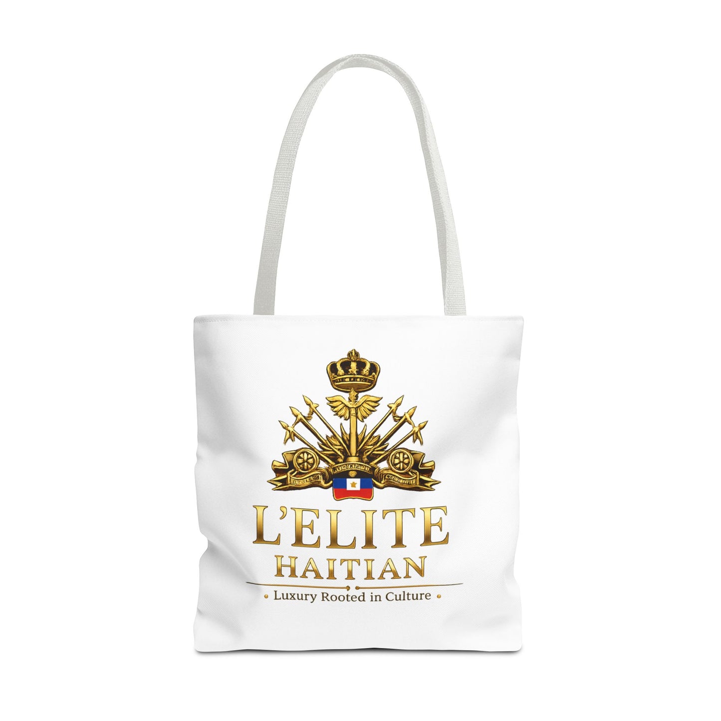 Haiti L'Elite Tote Bag — Luxury Haitian Crest AOP Tote