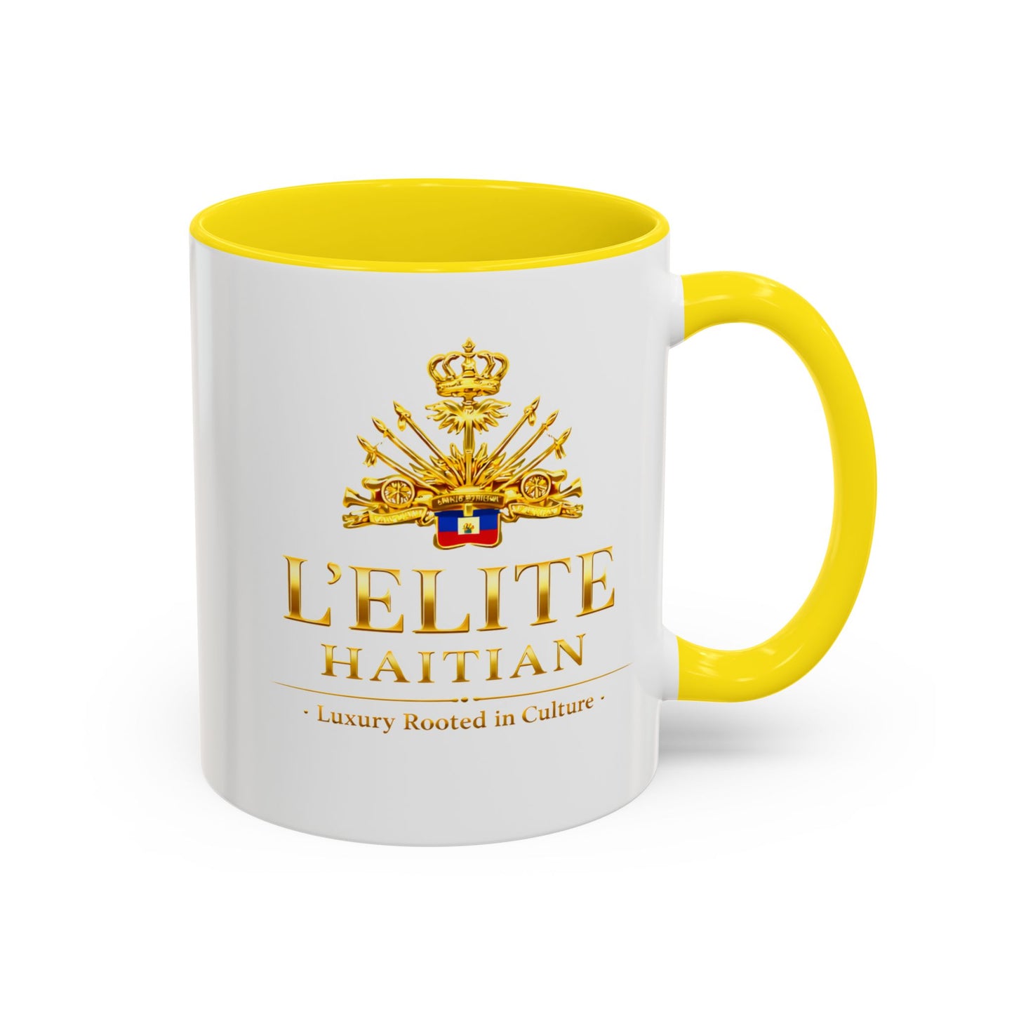 Haitian L'Elite Accent Coffee Mug — Luxury Rooted in Culture (11/15oz)
