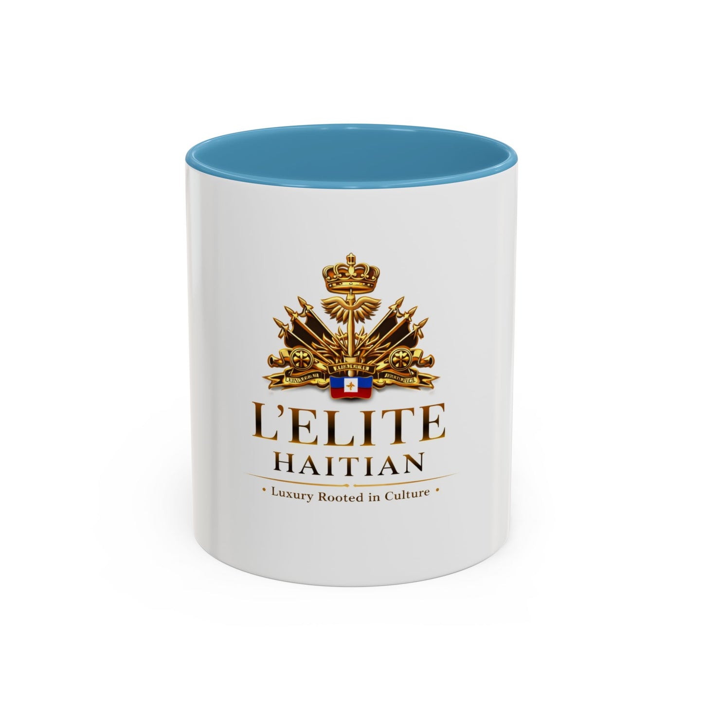 L'Elite Haitian Coffee Mug — Luxury Haitian Crest Accent Mug (11/15oz)