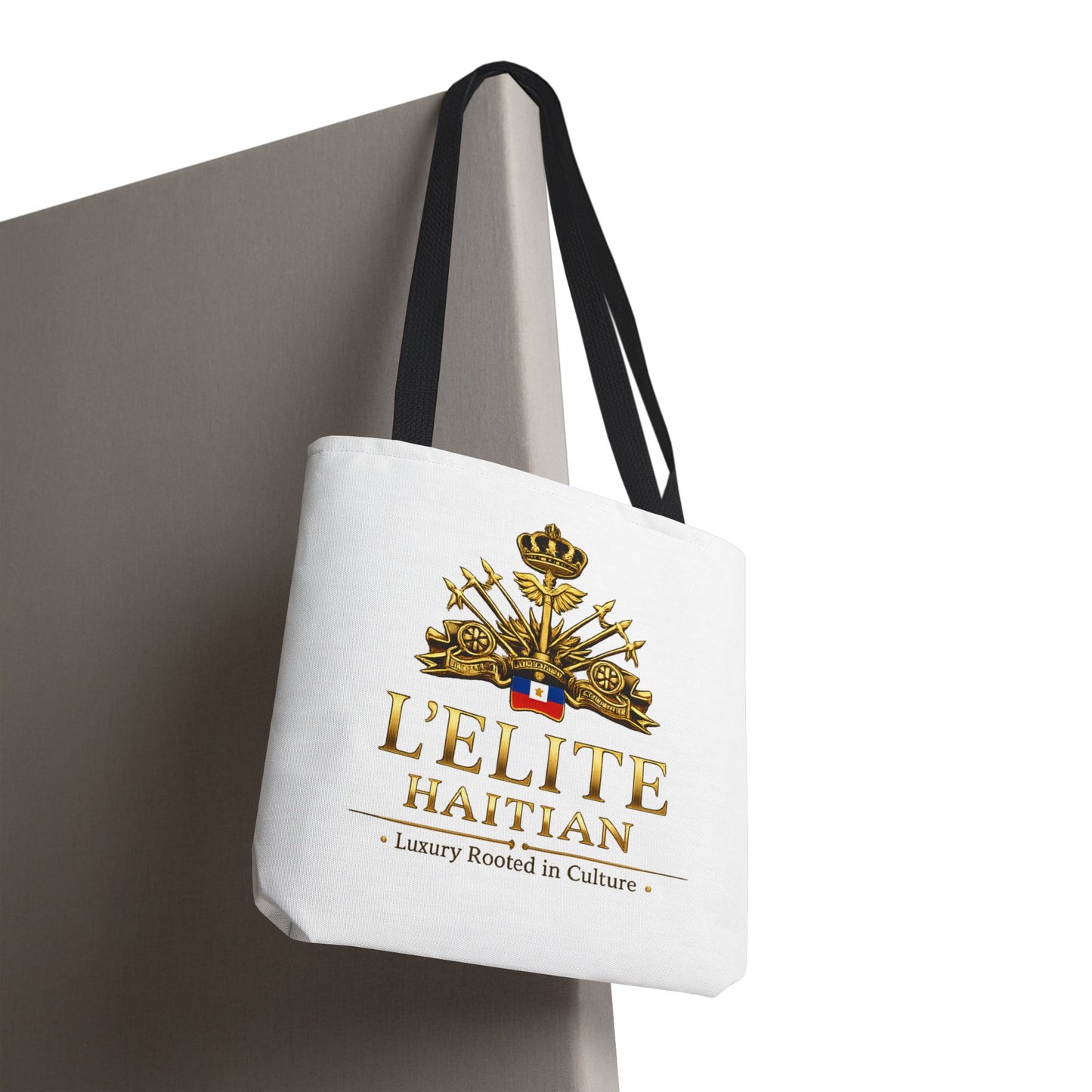 Haitian Crest Tote Bag – “L'Élite Haitian” Luxury Heritage Canvas
