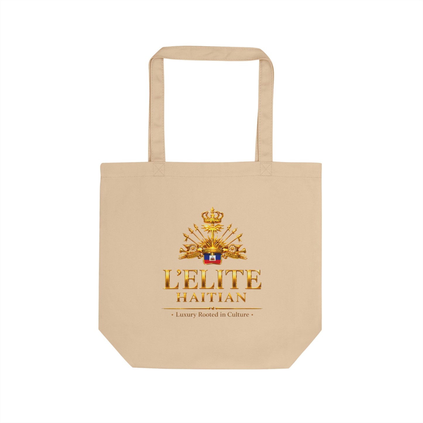 L'Elite Haitian Eco Tote Bag | Organic Cotton Heritage Tote