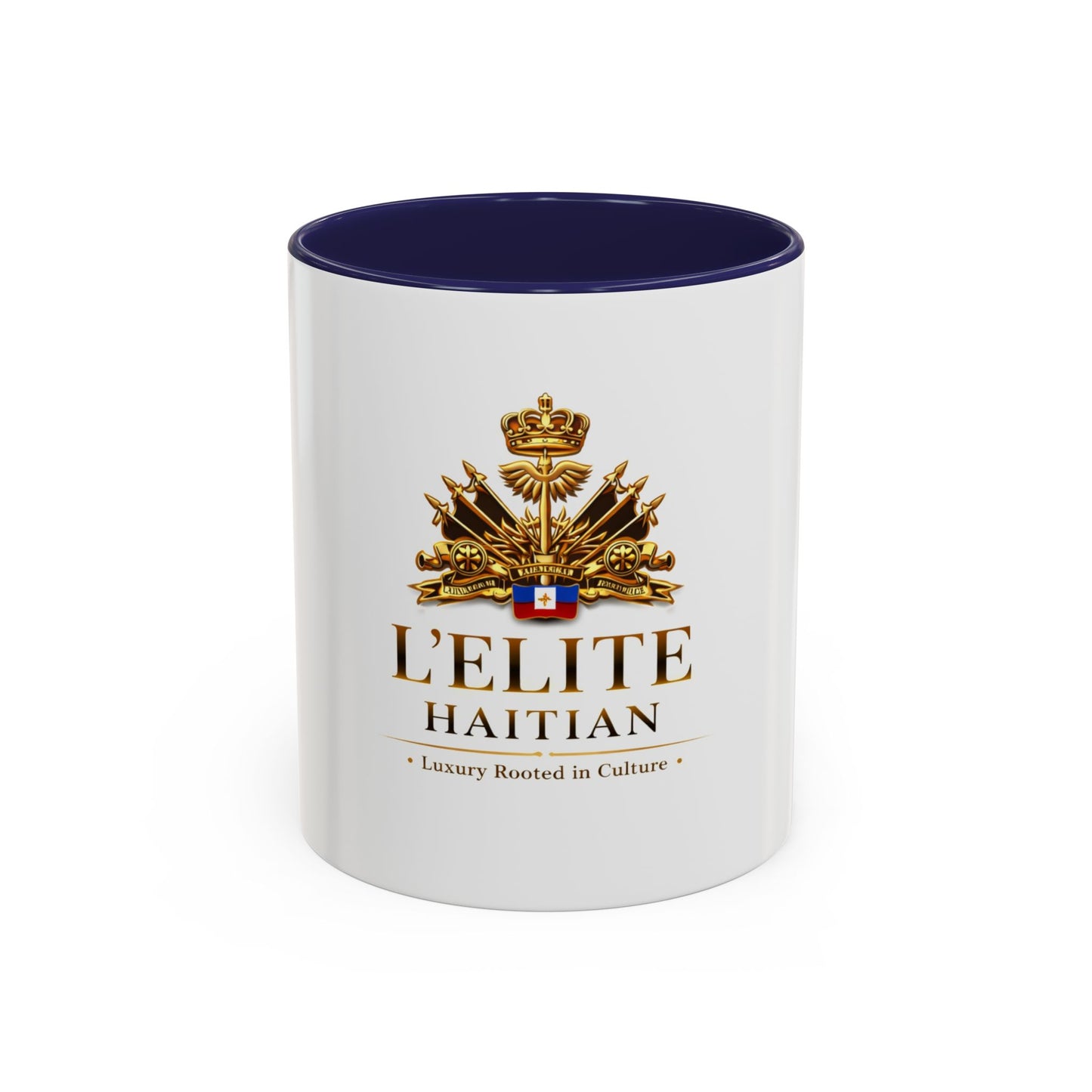 L'Elite Haitian Coffee Mug — Luxury Haitian Crest Accent Mug (11/15oz)