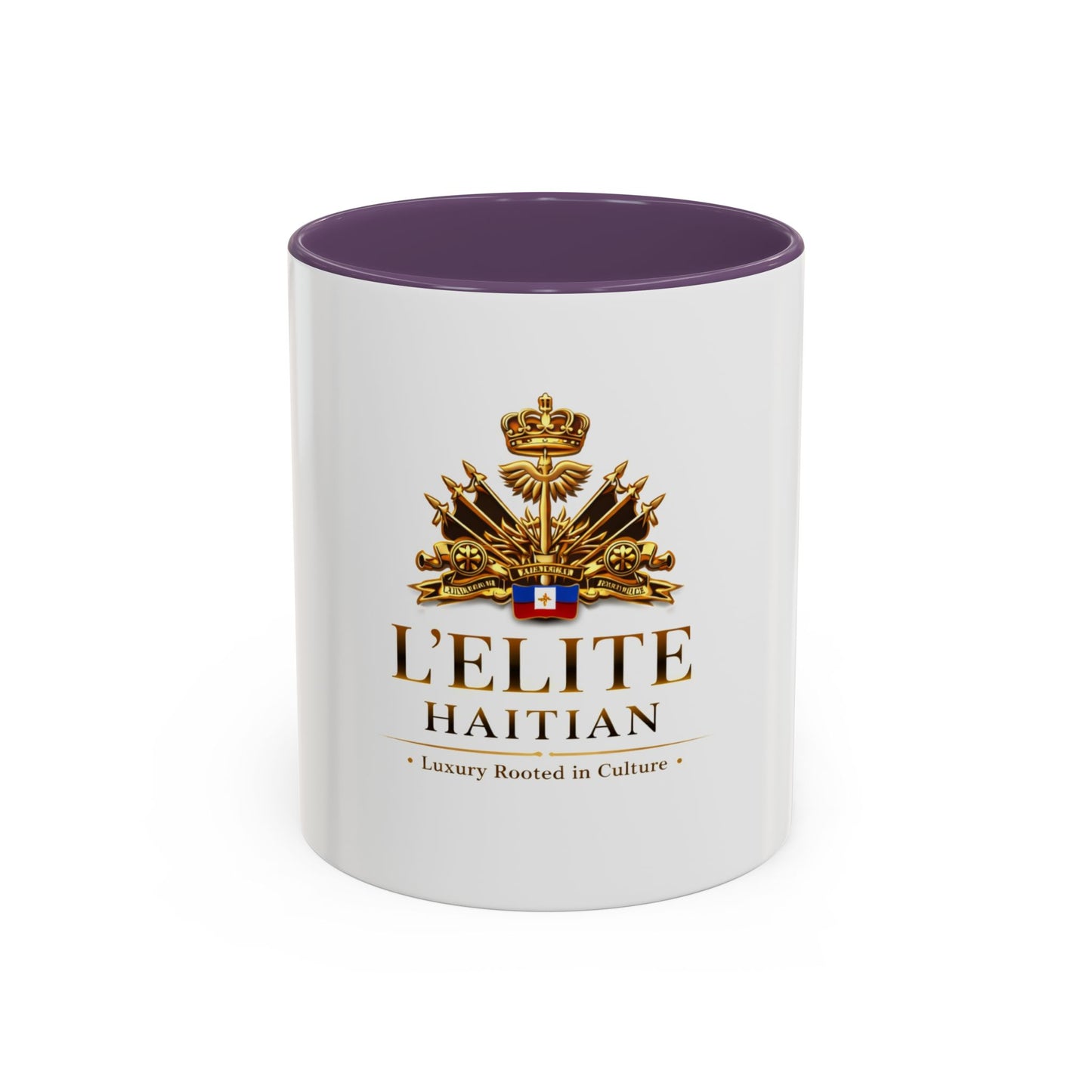 L'Elite Haitian Coffee Mug — Luxury Haitian Crest Accent Mug (11/15oz)