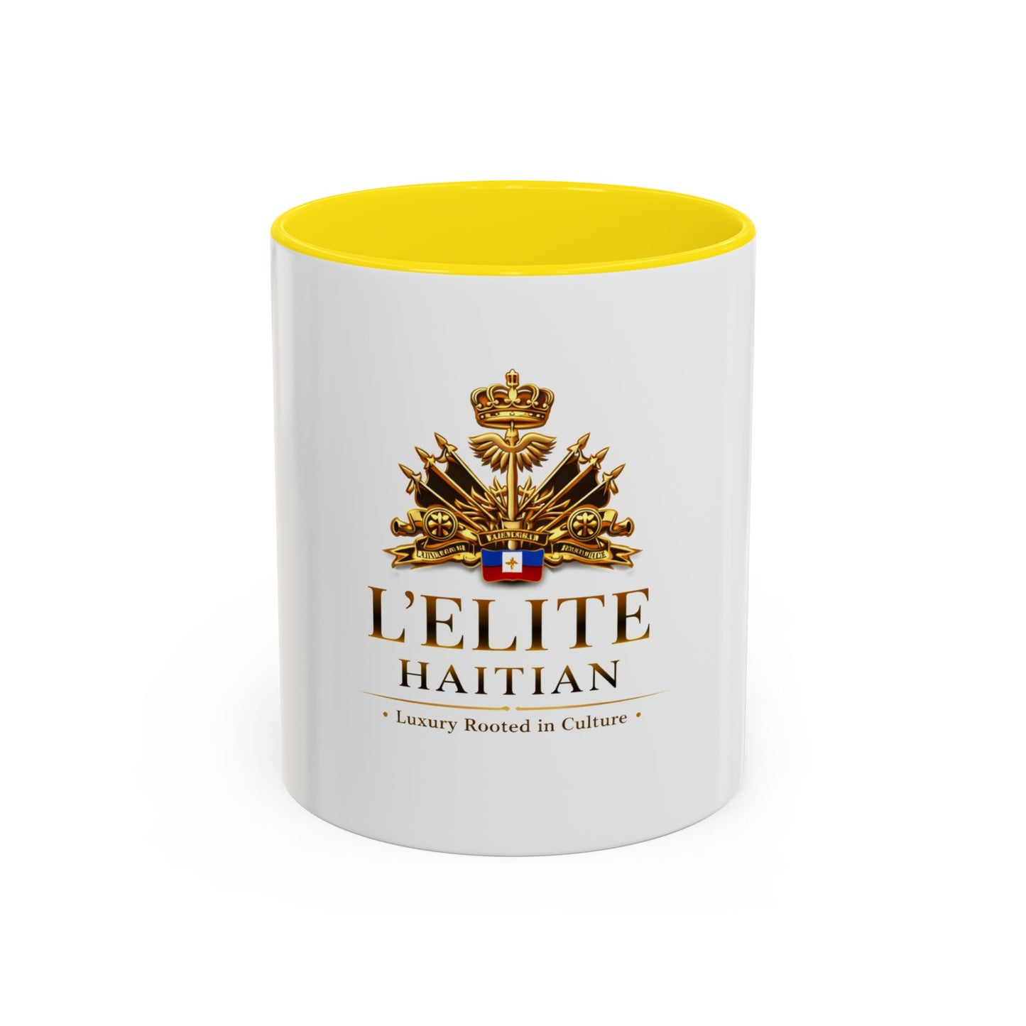 L'Elite Haitian Coffee Mug — Luxury Haitian Crest Accent Mug (11/15oz)