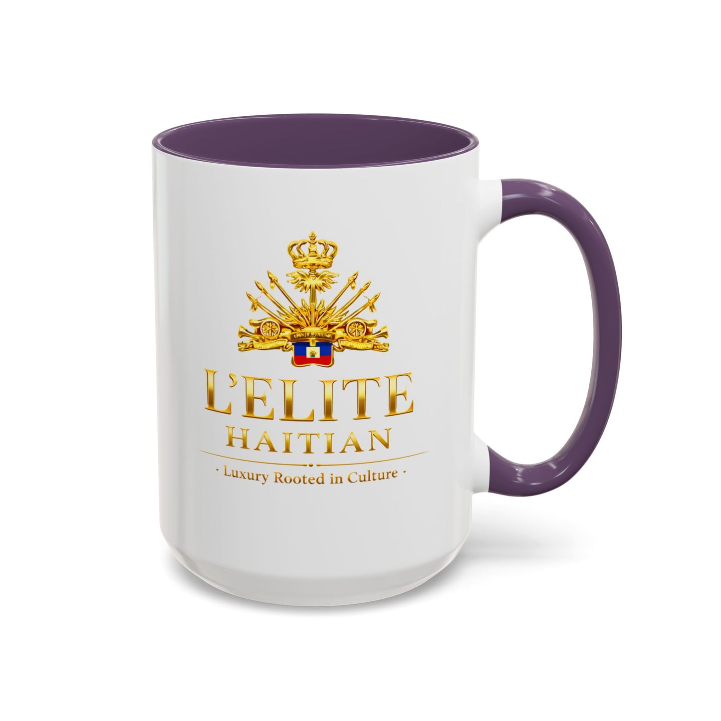 Haitian L'Elite Accent Coffee Mug — Luxury Rooted in Culture (11/15oz)
