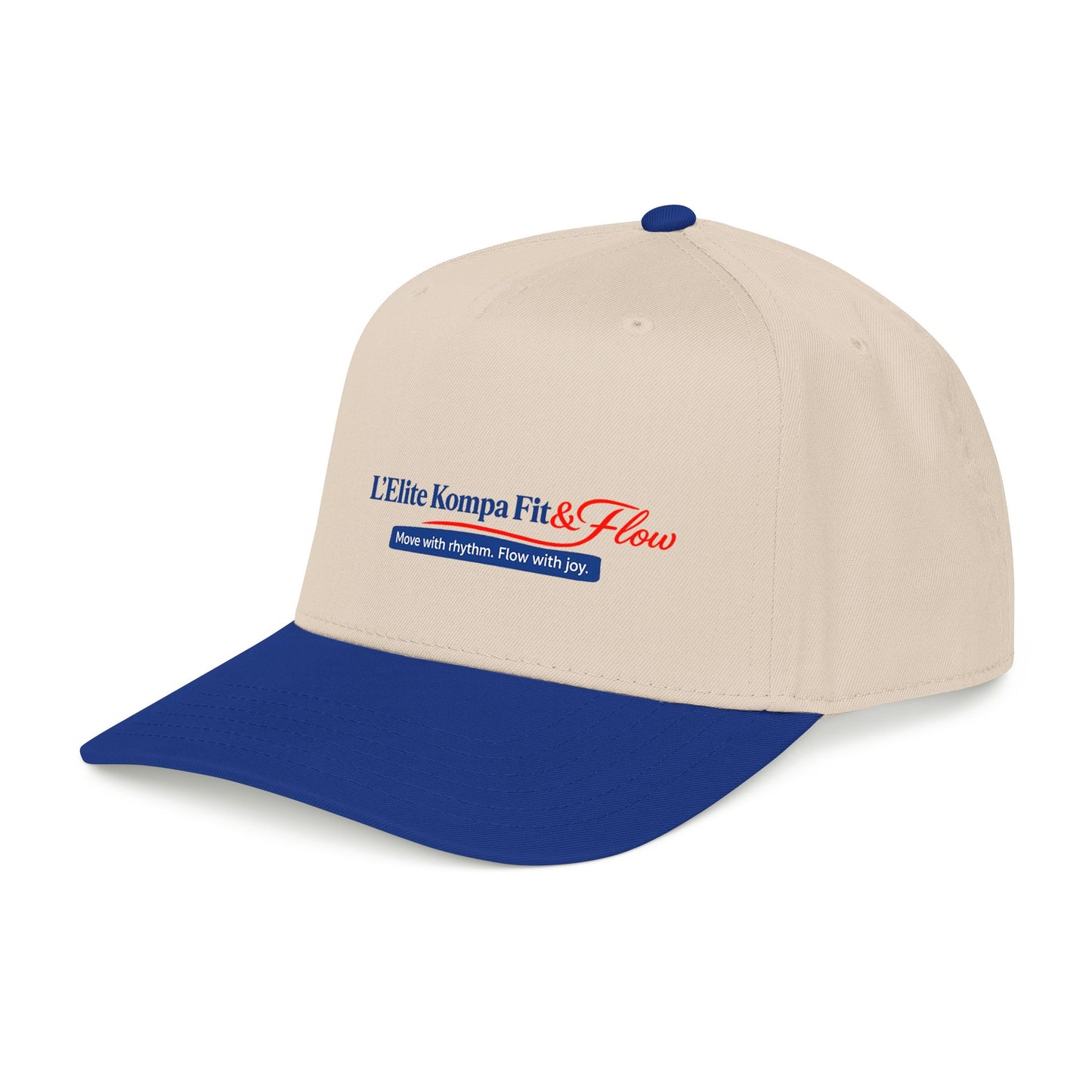 L’Elite Kompa Fit & Flow Baseball Cap — Haitian-Inspired Dance, "Move with rhythm. Flow with joy."