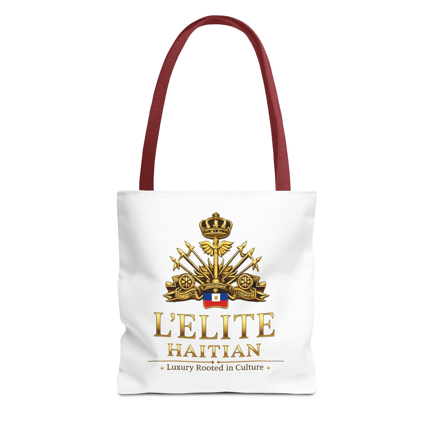 Haitian Crest Tote Bag – “L'Élite Haitian” Luxury Heritage Canvas