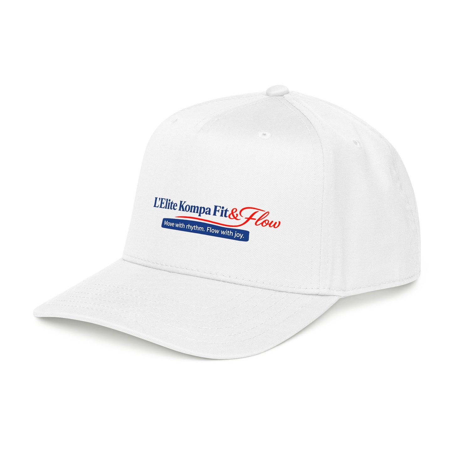 L’Elite Kompa Fit & Flow Baseball Cap — Haitian-Inspired Dance, "Move with rhythm. Flow with joy."
