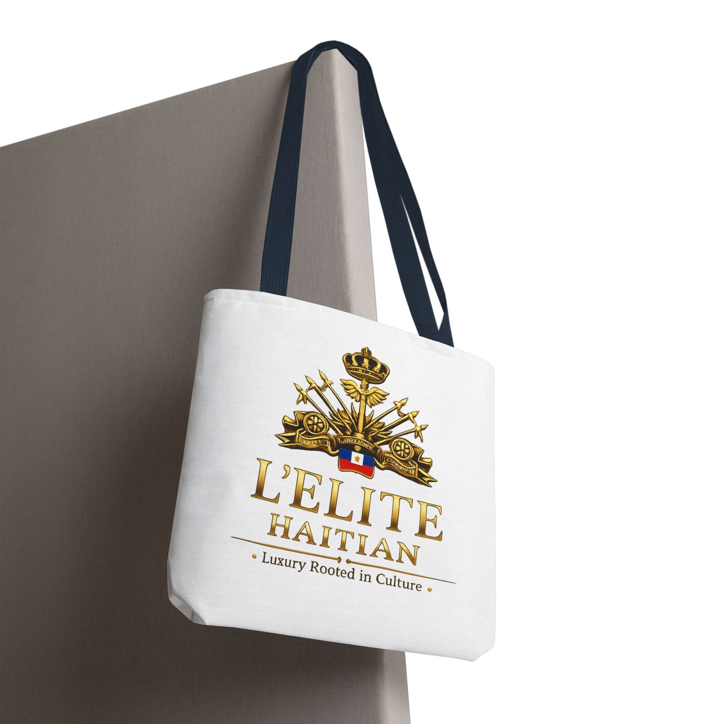 Haitian Crest Tote Bag – “L'Élite Haitian” Luxury Heritage Canvas
