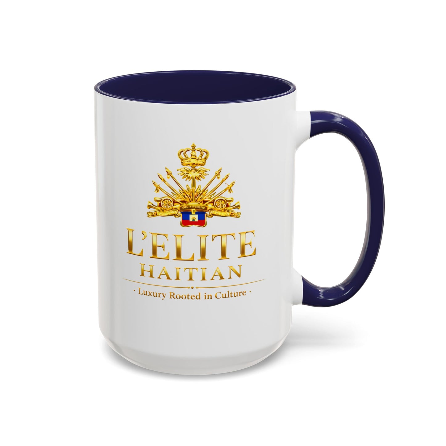 Haitian L'Elite Accent Coffee Mug — Luxury Rooted in Culture (11/15oz)