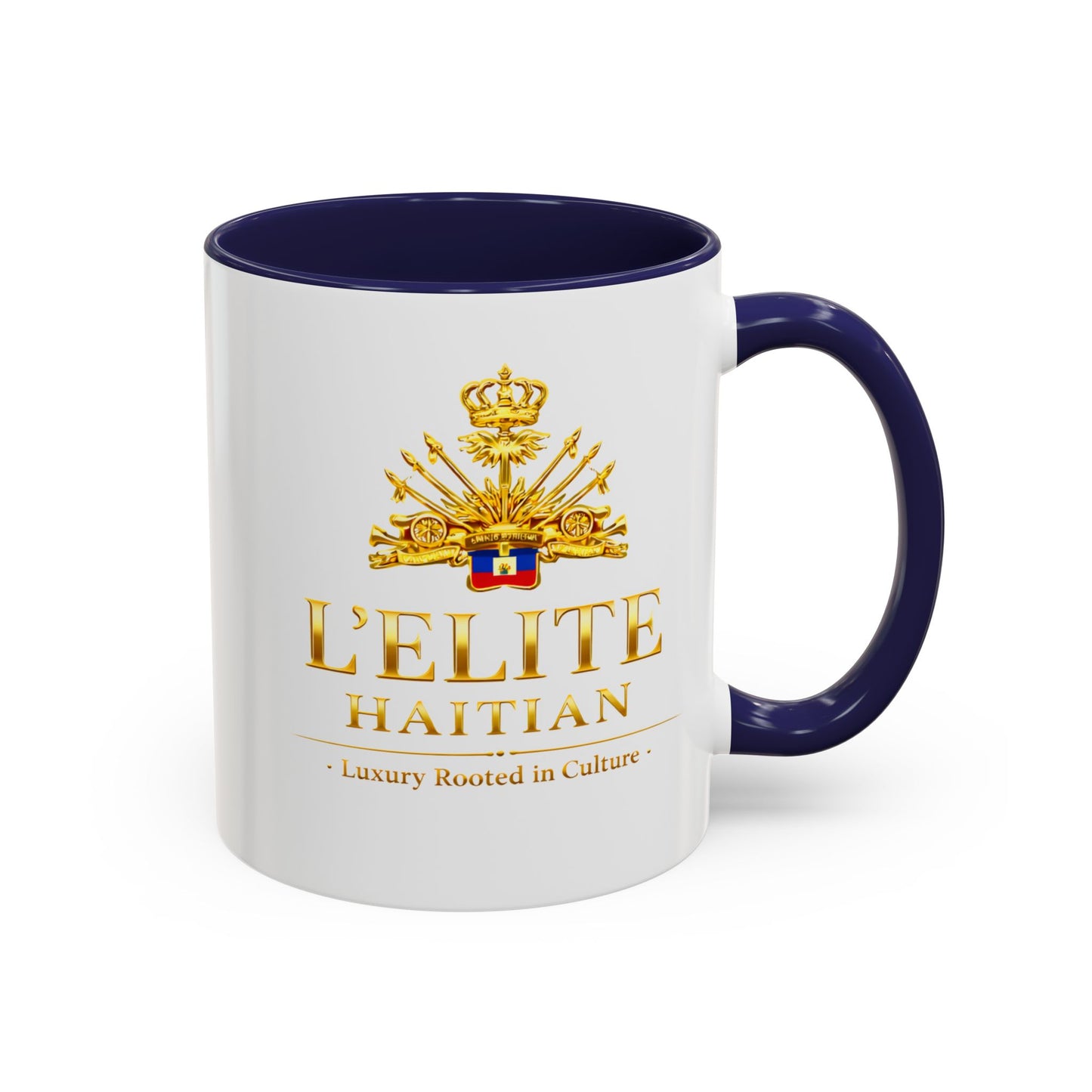 Haitian L'Elite Accent Coffee Mug — Luxury Rooted in Culture (11/15oz)