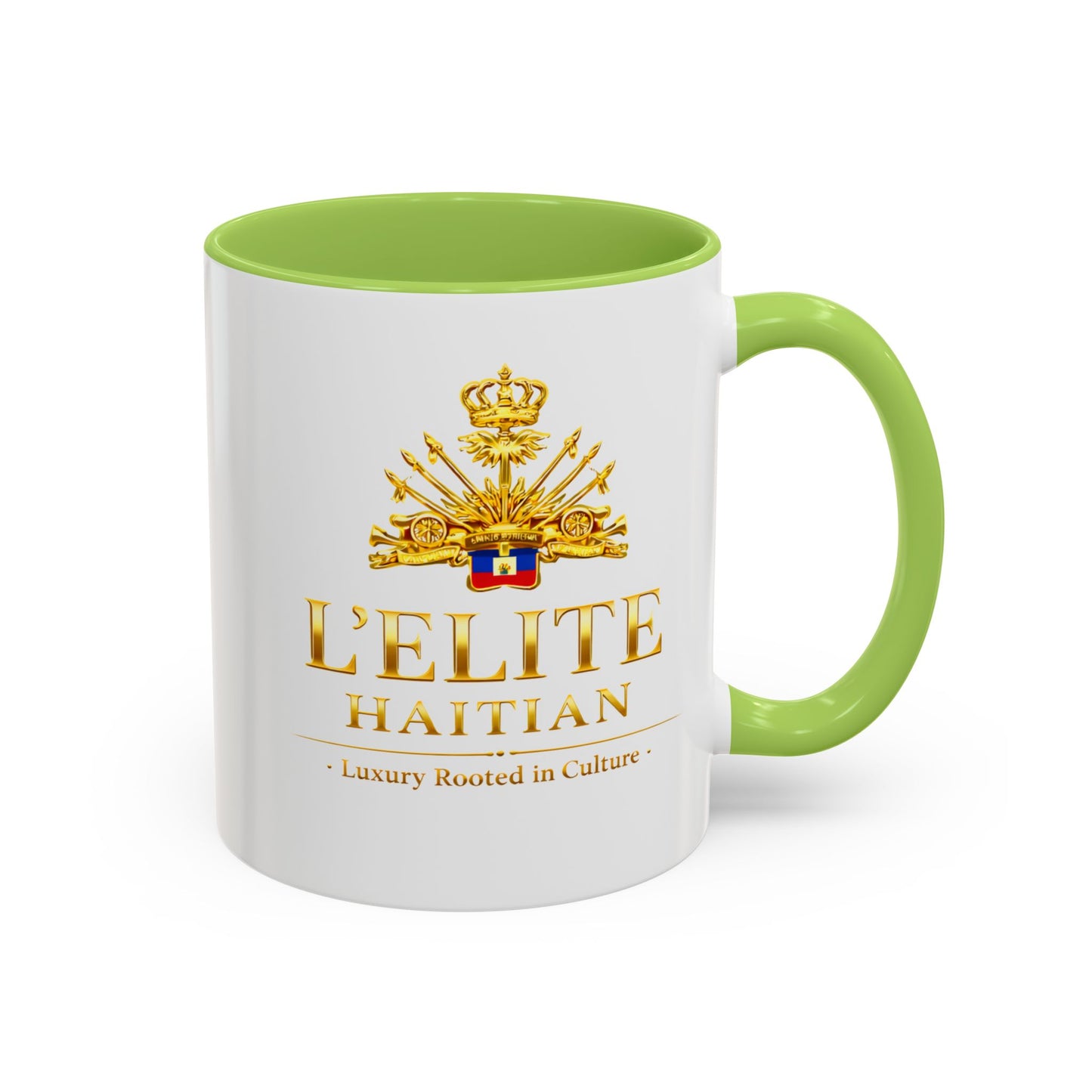 Haitian L'Elite Accent Coffee Mug — Luxury Rooted in Culture (11/15oz)