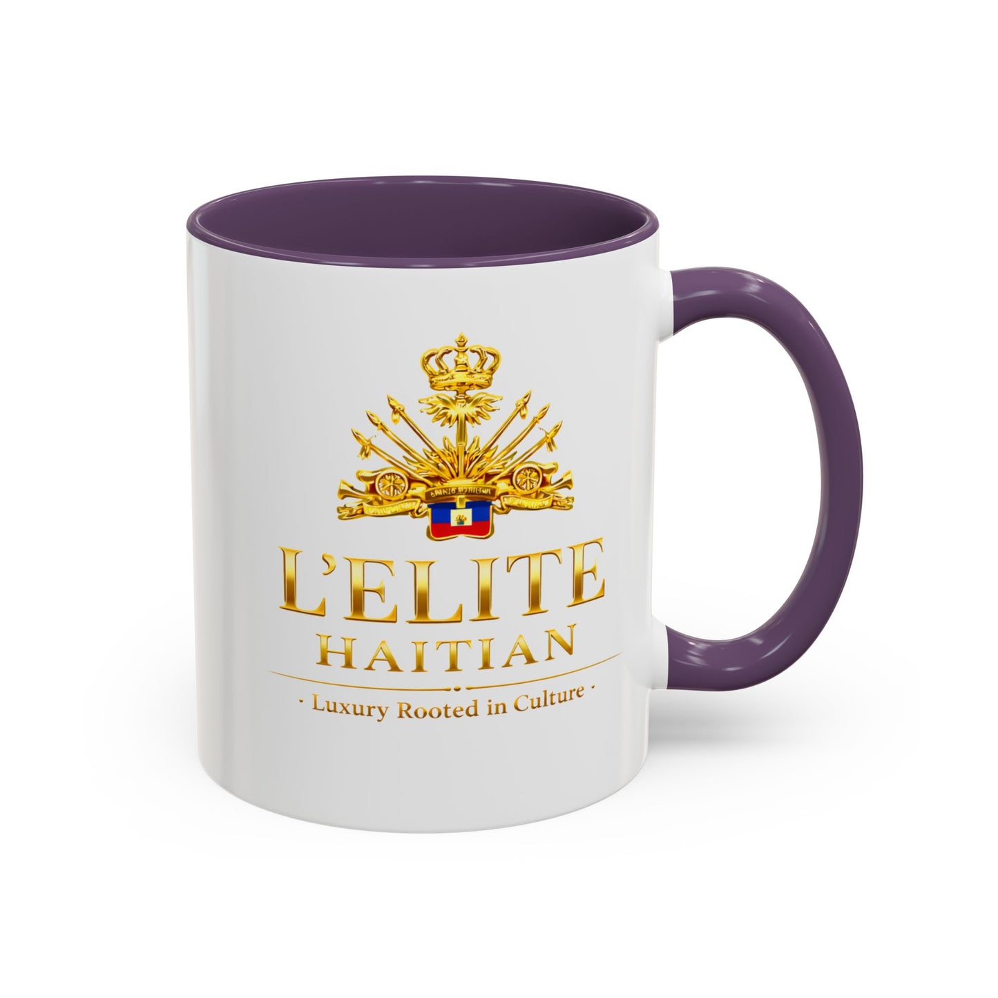 Haitian L'Elite Accent Coffee Mug — Luxury Rooted in Culture (11/15oz)