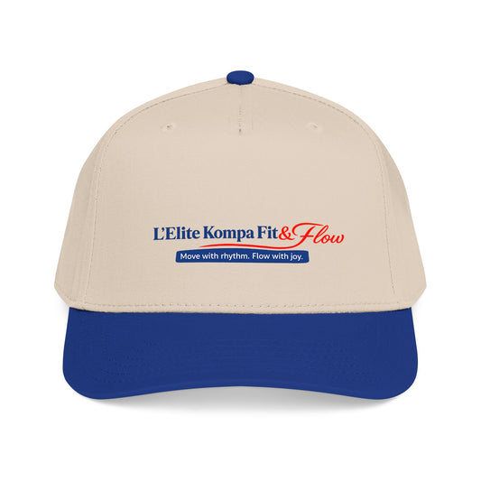 L’Elite Kompa Fit & Flow Baseball Cap — Haitian-Inspired Dance, "Move with rhythm. Flow with joy."