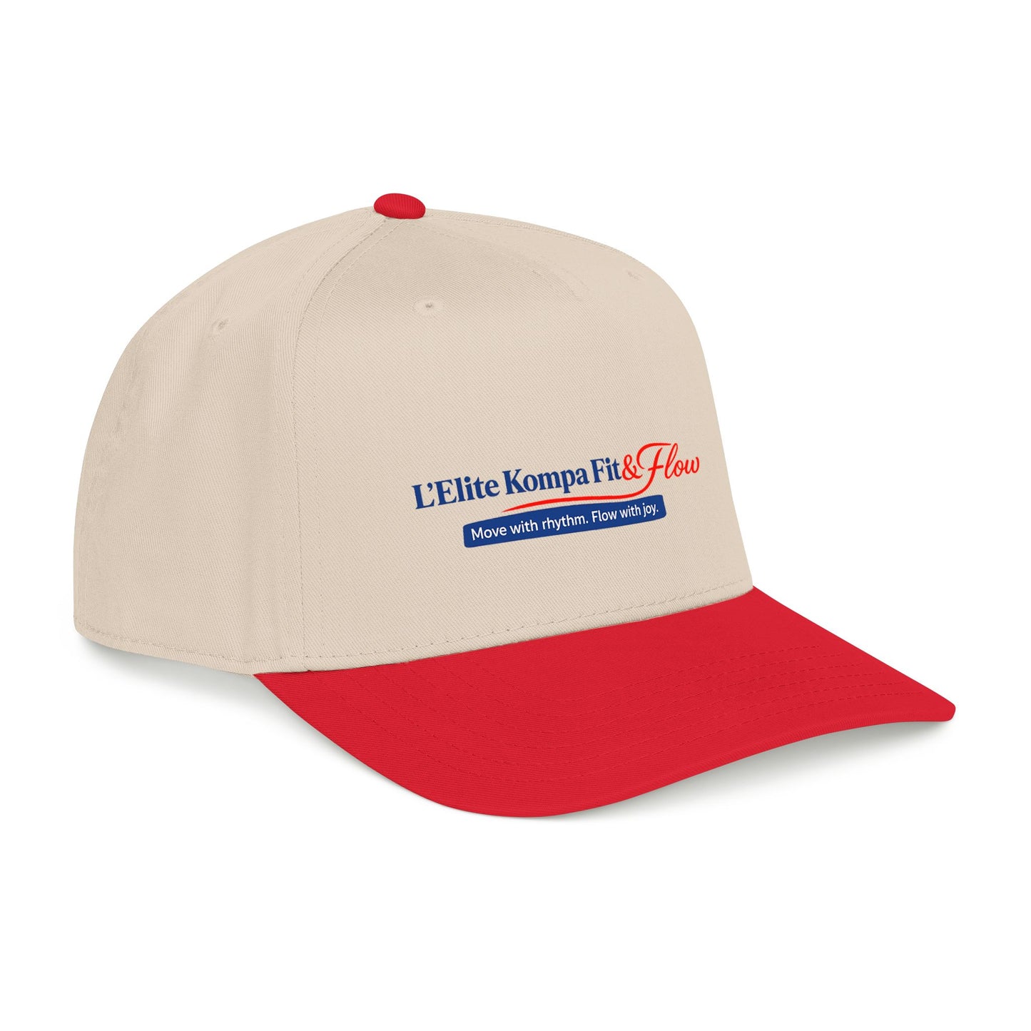 L’Elite Kompa Fit & Flow Baseball Cap — Haitian-Inspired Dance, "Move with rhythm. Flow with joy."
