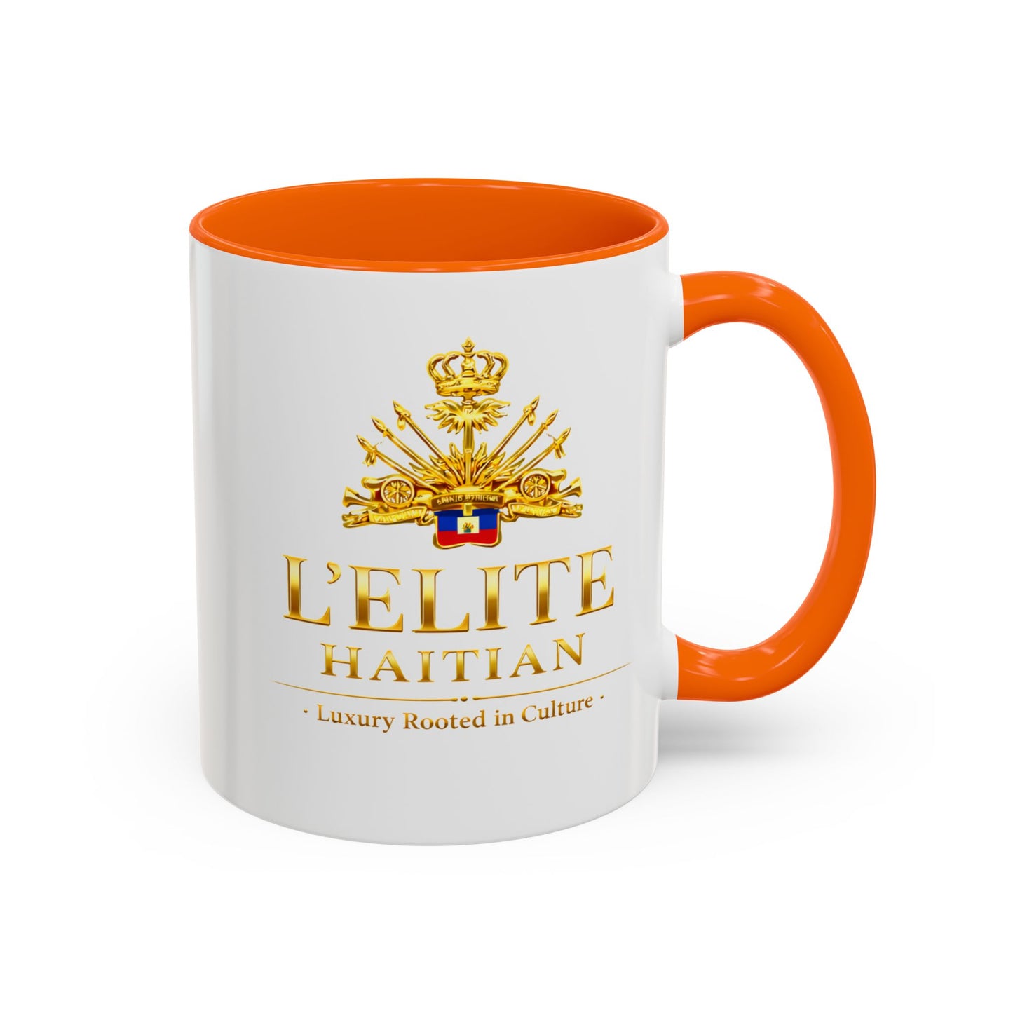 Haitian L'Elite Accent Coffee Mug — Luxury Rooted in Culture (11/15oz)