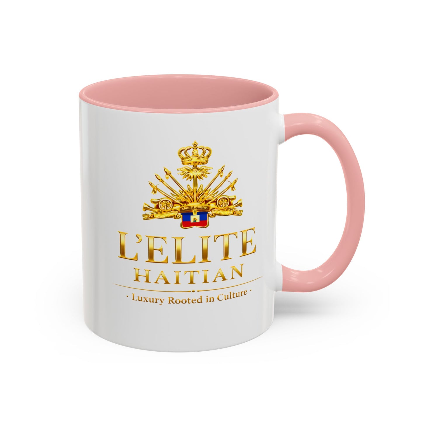 Haitian L'Elite Accent Coffee Mug — Luxury Rooted in Culture (11/15oz)
