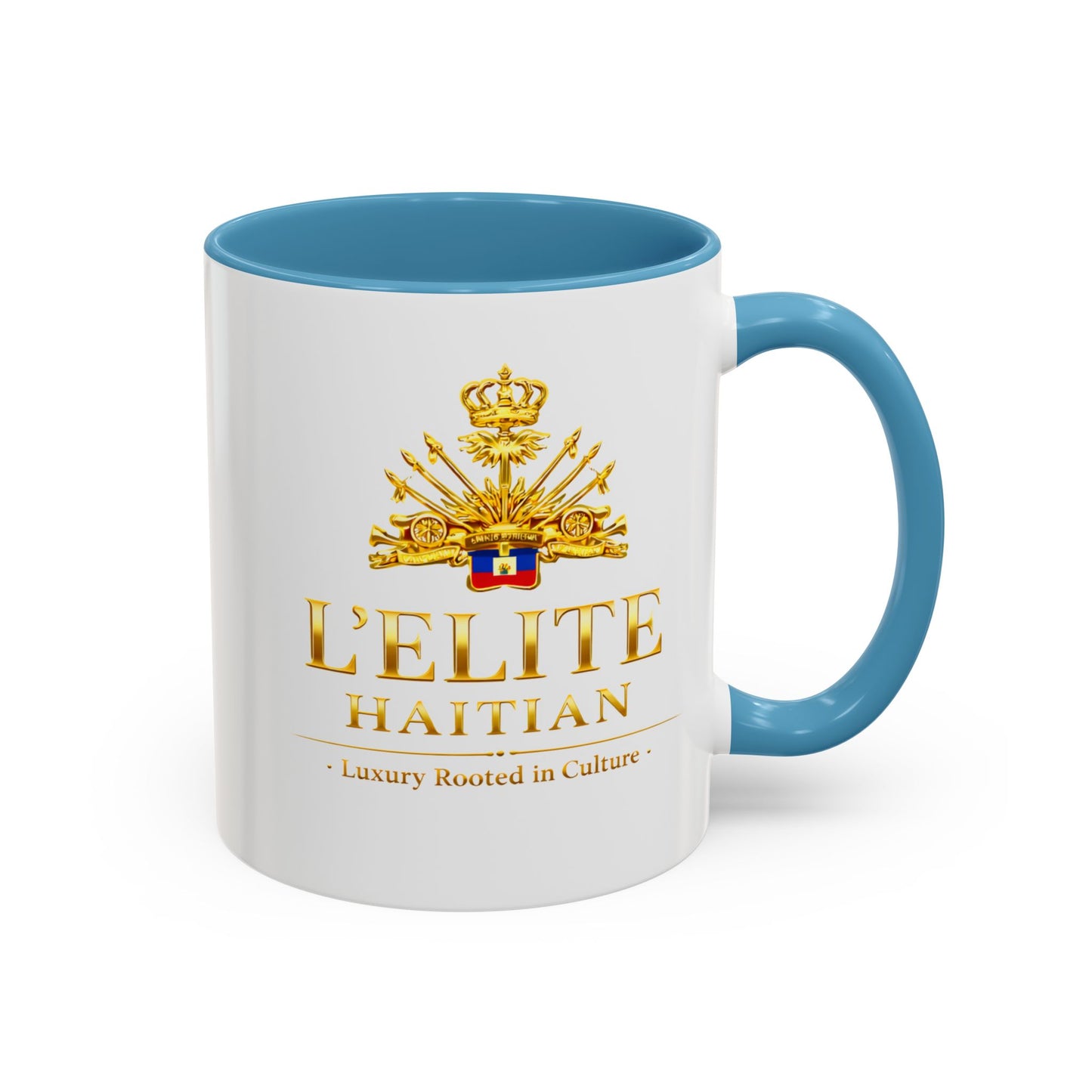 Haitian L'Elite Accent Coffee Mug — Luxury Rooted in Culture (11/15oz)