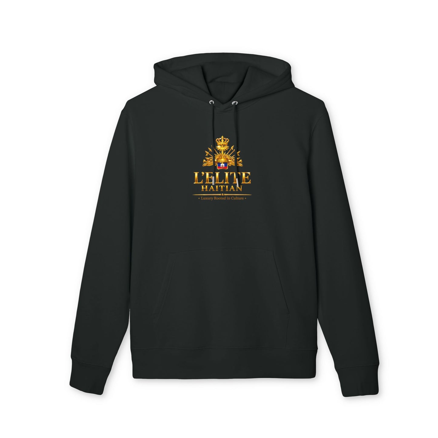 Elite Haitian Crest Hoodie — Heritage Logo Pullover