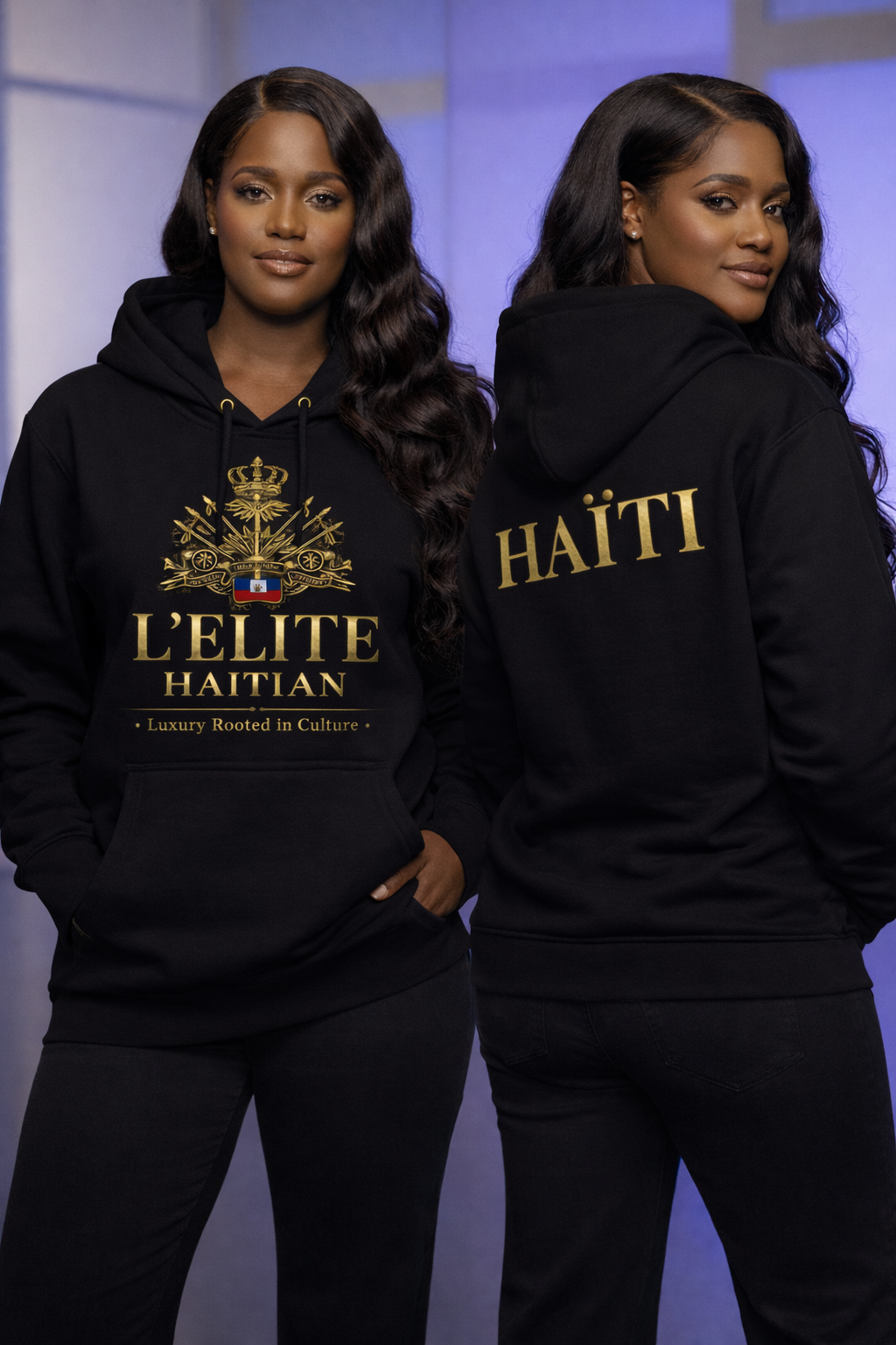 L'Elite Haitian Unisex Hoodie | Soft Luxury Everyday Hoodie